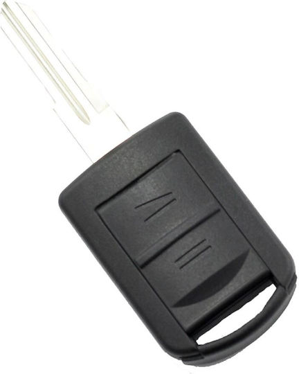 Car Key Case 2 Buttons Left Blade Opel – Compatible Astra Corsa Zafira