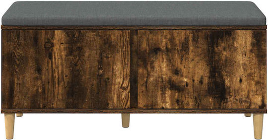 Entry Furniture with Bench Smoked Oak 60x38x46cm