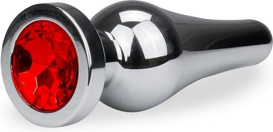 Smd Deeper Rocket Metal Plug Anal S 10cm Argintiu Roșu