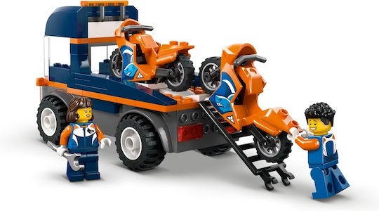 LEGO City Мотоциклетен Транспортьор за 4+ Години 88 Бройки
