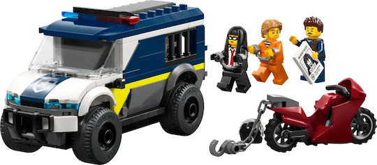 LEGO City Police Prisoner Transport Van for Ages 6+ 198 Pieces