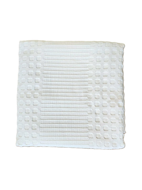 Kotonia Home Baby Sheets Set Crib Cotton Fitted White 60x120cm