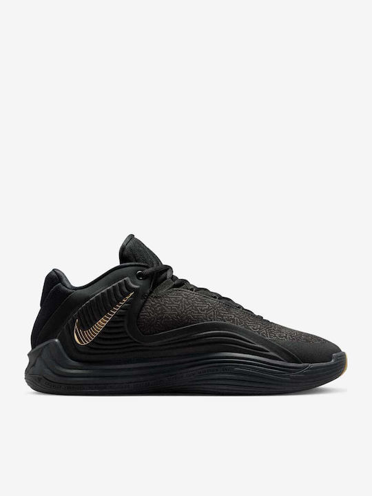 Giannis Freak 7 High Basketball Shoes Black / Off Noir / Gum Light Brown / Metallic Gold