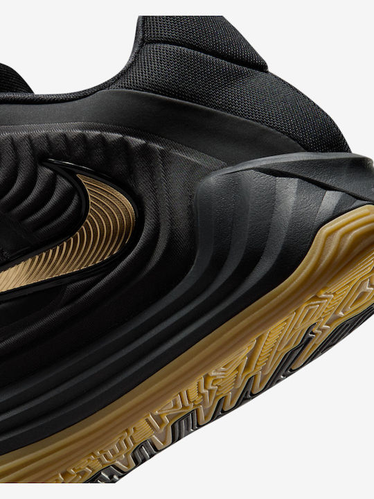 Giannis Freak 7 High Basketball Shoes Black / Off Noir / Gum Light Brown / Metallic Gold