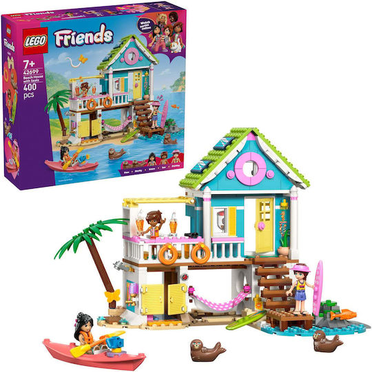 LEGO Friends Beach House with Seals for 7+ Years 400 Pieces