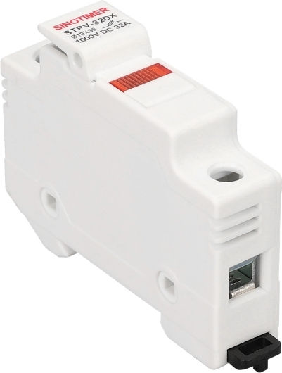 Suport Siguranță Dc Sinotimer Stvp-32dx Lampă 32a 1000v Dc Cartuș 10x38 Mm Sisteme Fotovoltaice