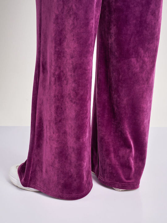 Femei Din material textil Pantaloni Violet