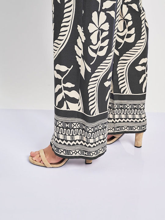 Femei Din material textil Pantaloni cu elastic Botanical Print