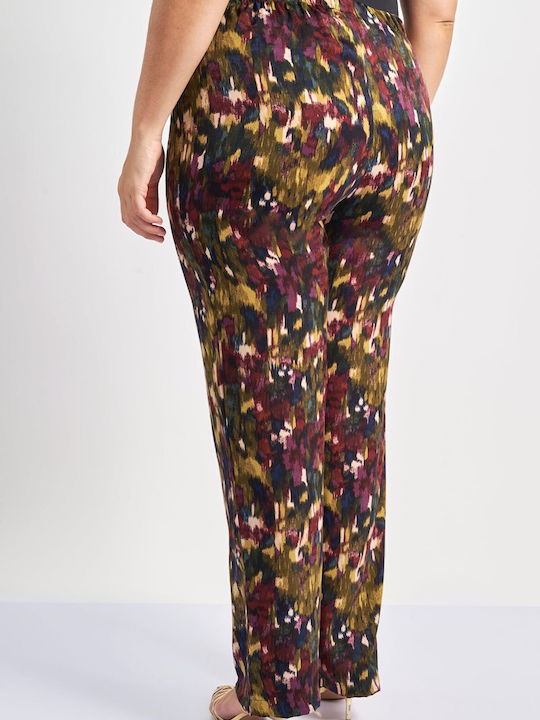 Femei Din material textil Pantaloni cu elastic