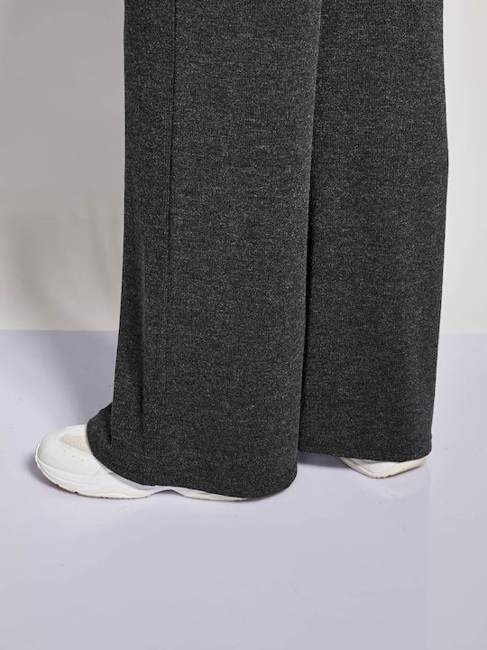 Femei Talie înaltă Din material textil Pantaloni Gri