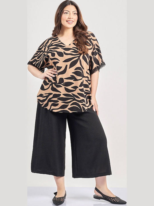 Femei Din material textil Pantaloni Neagră