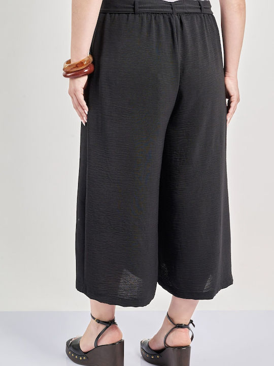 Femei Din material textil Pantaloni Neagră