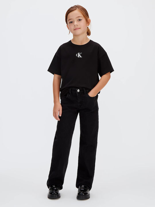 Kids' Denim Pants Black