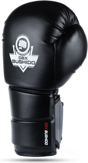 DBX Bushido Γάντια Πυγμαχίας για Αγώνα Μαύρα