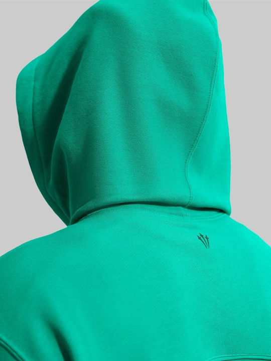 Nocta Fleece Φούτερ με Κουκούλα Χακί