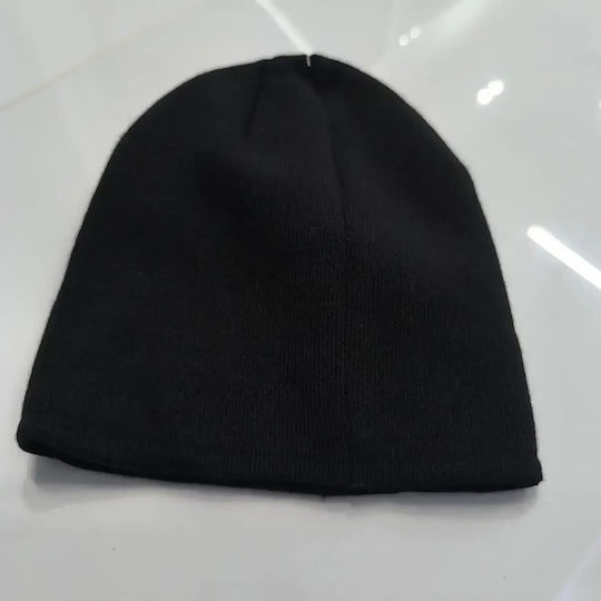 Beanie Unisex Beanie Knitted in Black color