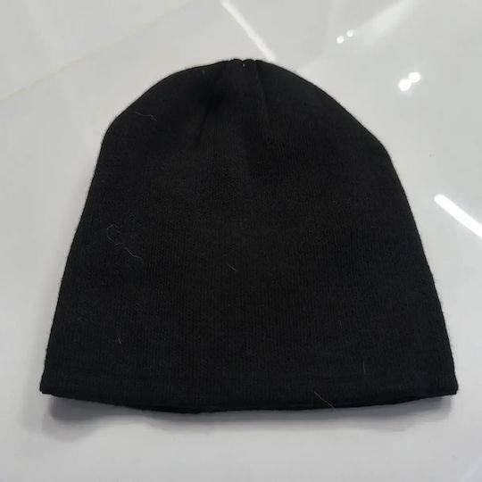 Beanie Unisex Beanie Knitted in Black color