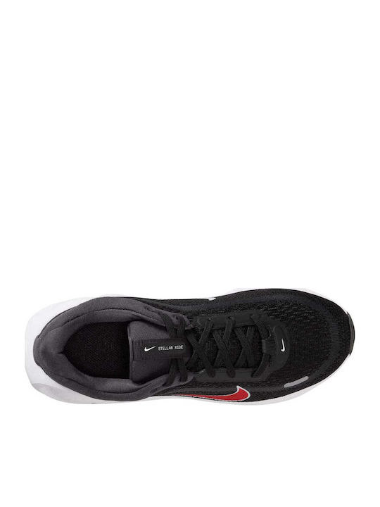 Stellar Ride Kids Sports Shoes Running with Laces Black