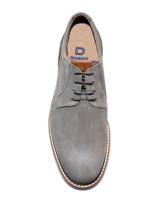 Men's Leather Casual Shoes Gray