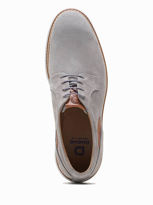Men's Leather Casual Shoes Gray