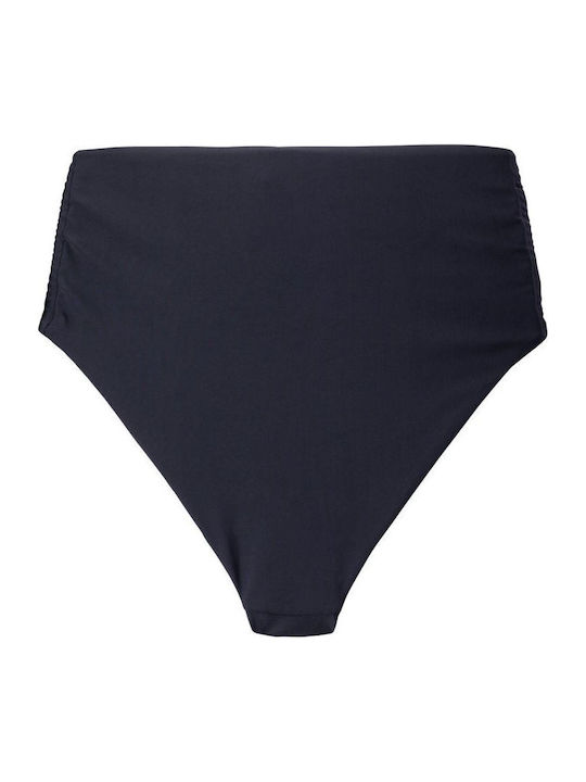 Bikini Slip Talie Înaltă Negru