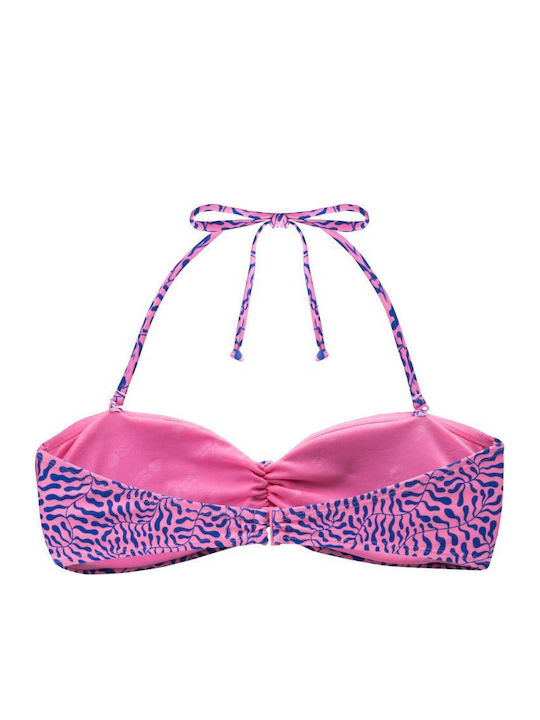 Strapless Bikini Top Purple