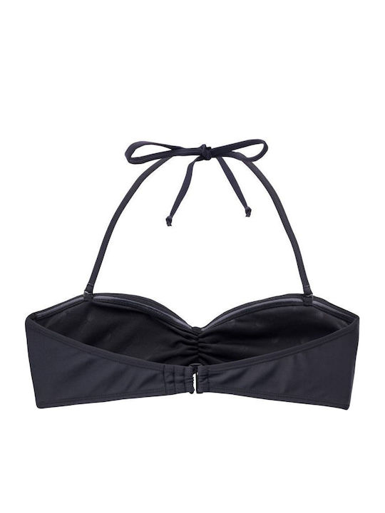 Strapless Bikini Top Μαύρο