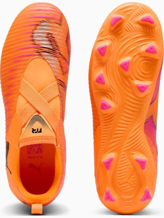 PUMA Future 8 Match Ποδοσφαιρικά Παπούτσια με Τάπες FG/AG Πορτοκαλί