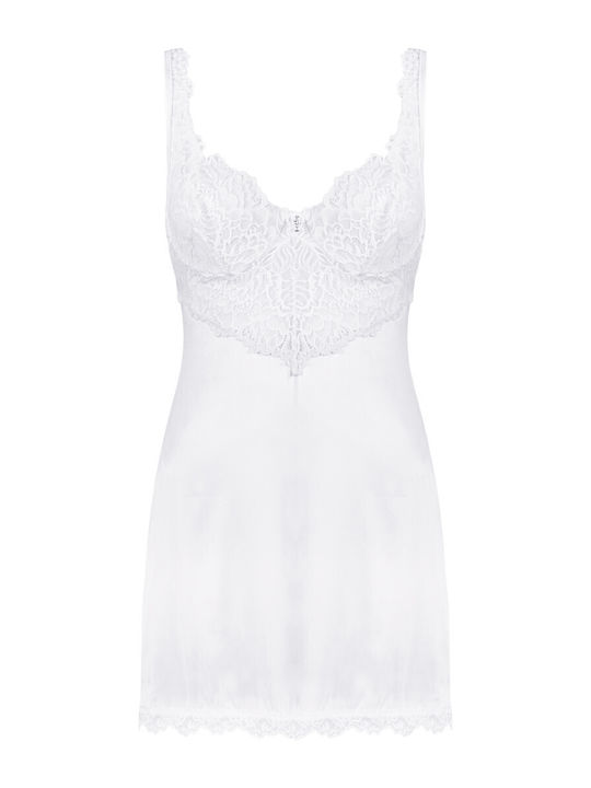 Obsessive Summer Bridal Women's Nightdress White Amor