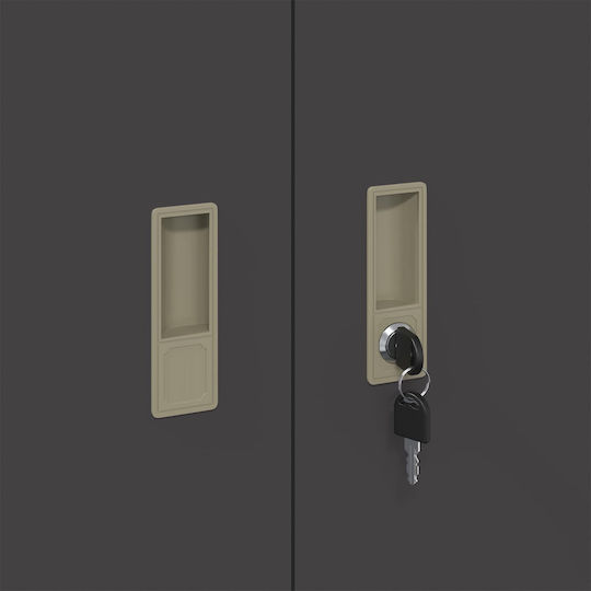 Ντουλάπι Γραφείου Μεταλλικό 90x40x90cm