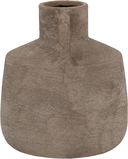 Artekko Decorative Vase Candia Gray 15.5x15.5x17.5cm