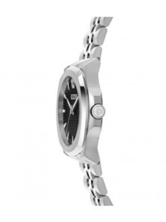 Versace Herrenuhr Batterie mit Silber Metallarmband