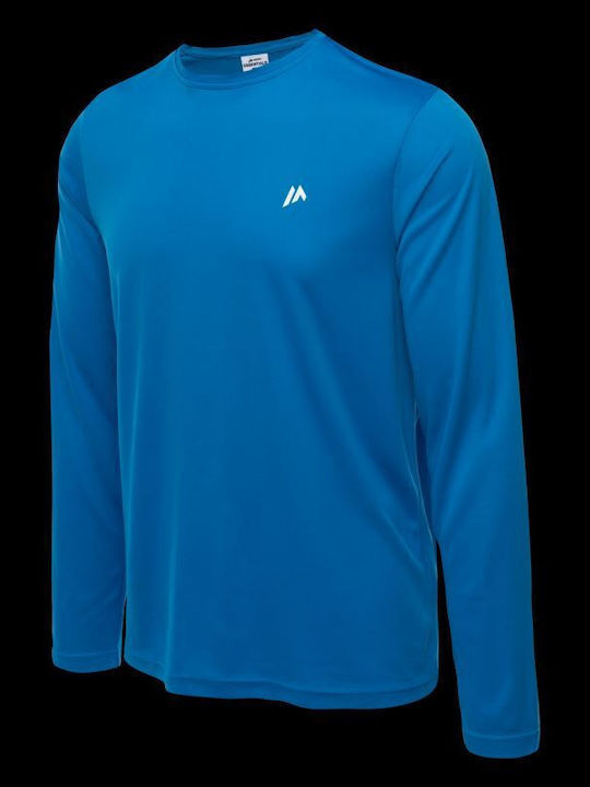 Sportliches Kurzarm T-Shirt Blau