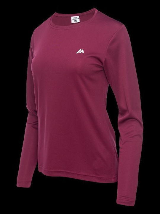 Women's Long Sleeve Purple Blouse