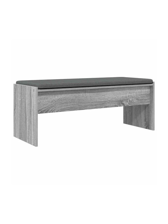 Entry Furniture with Bench Gray Sonoma 103x38x40cm