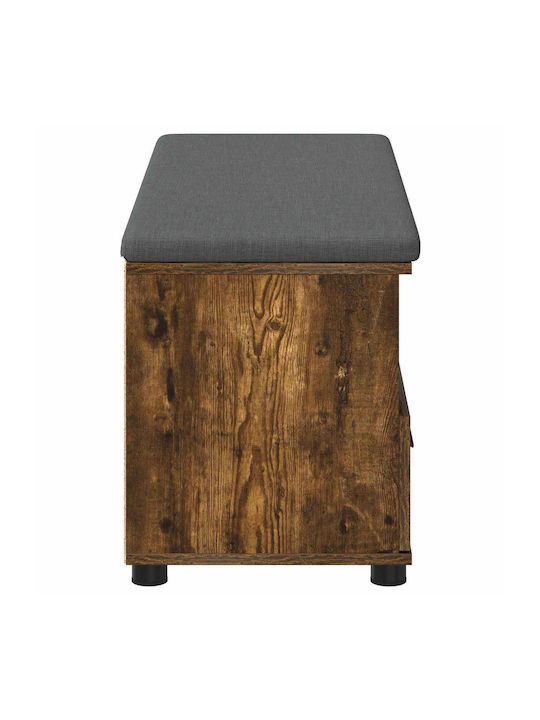 Entry Furniture with Bench Smoked Oak 100x38x46cm