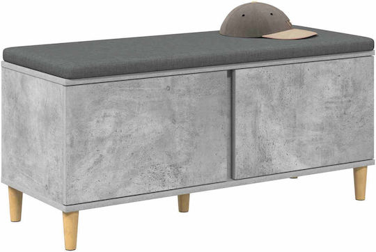 Entry Furniture with Bench Gray 60x38x46cm