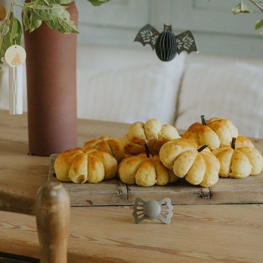 Frigg Ορθοδοντικές Πιπίλες Σιλικόνης Portobello/Cream για 6-18 μηνών 2τμχ