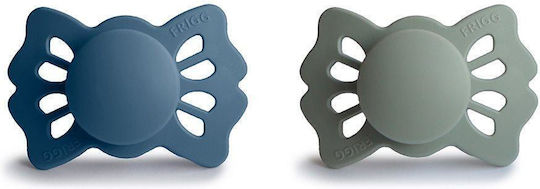 Frigg Orthodontische Schnuller Silikon Ocean View/Sage für 0-6 Monate 2Stück