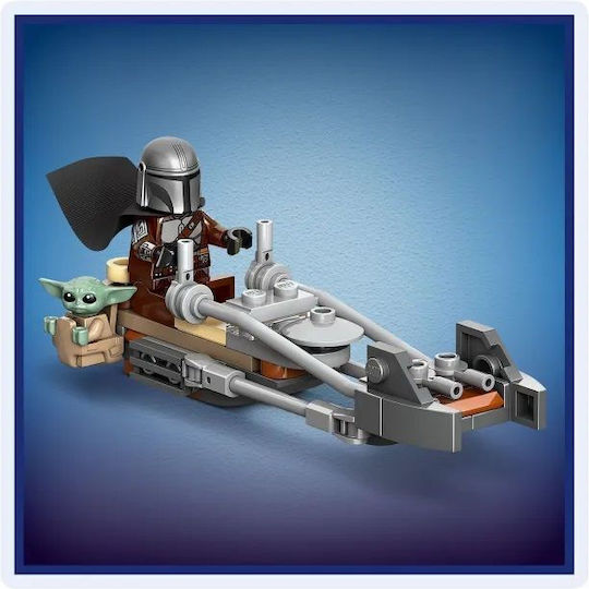 LEGO Star Wars The Mandalorian & Grogu Speeder Bike за 6+ Години 58 Бройки