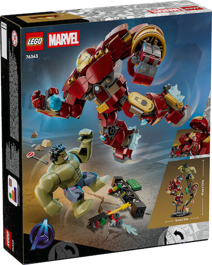LEGO Marvel Epic Battle: Hulkbuster vs. The Hulk Pentru 9+ Ani 413 Bucăți