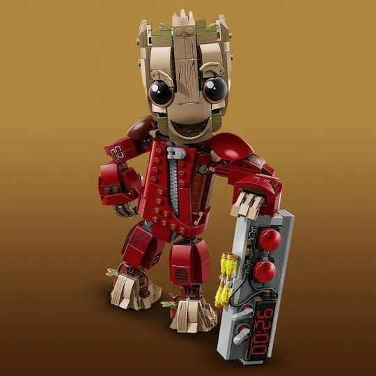 LEGO Marvel Ravager Jumpsuit Groot pentru 10+ Ani 604 Piese