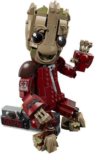 LEGO Marvel Ravager Jumpsuit Groot pentru 10+ Ani 604 Piese