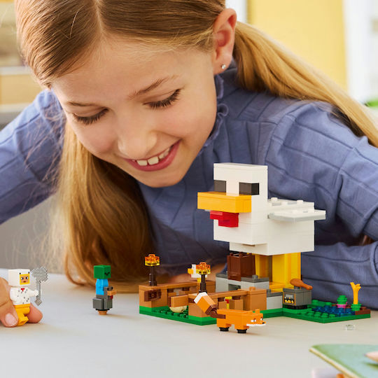 LEGO Minecraft Chicken Farm for Ages 7+ 233 Pieces