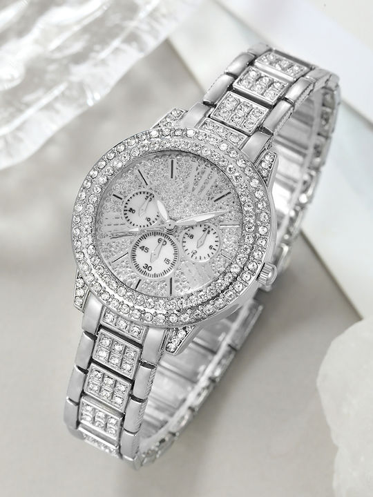 Luxury Quartz Watch & Watch Set Necklace Bracelet Earrings Ring