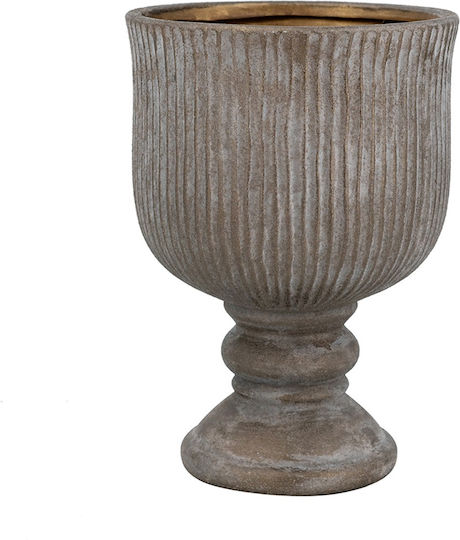 Artekko Βάζο Πήλινο Candia Καφέ Φ17.5xΥ24cm Artekko Βάζο Πήλινο Candia Καφέ Φ17.5xΥ24cm