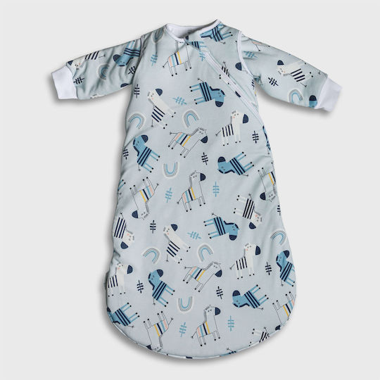 Tender Winter Sleeping Bag Eco Marble 2.5 Tog Sky Blue with Detachable Sleeves