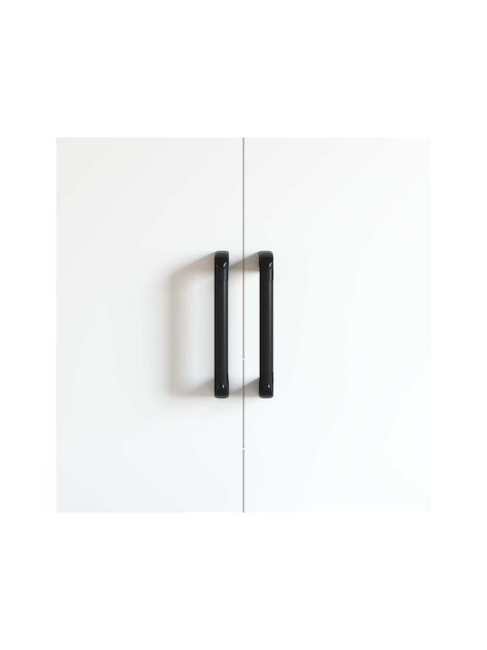 vidaXL Handle Furniture made of Metallic Black 380mm (Center Distance 34mm) 864709 1pcs