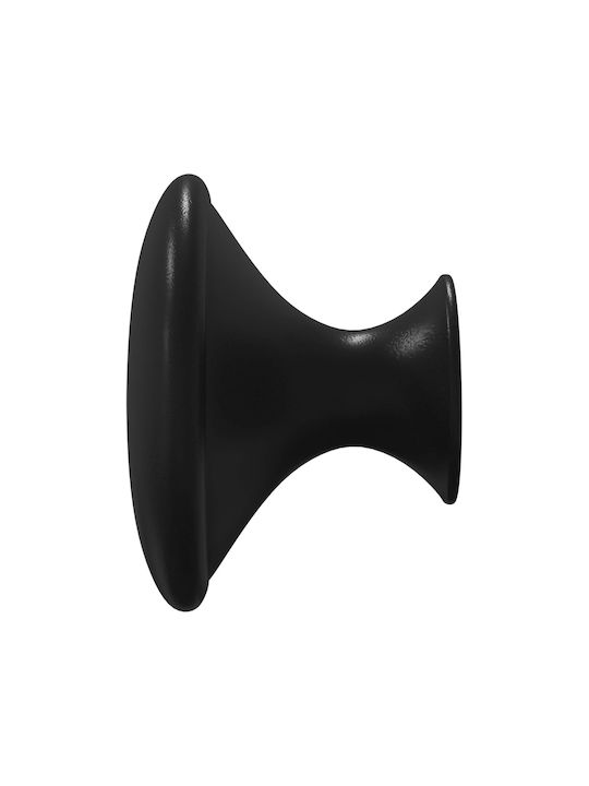 vidaXL Antique Handle Furniture made of Metallic Black D30mm 864705 12pcs