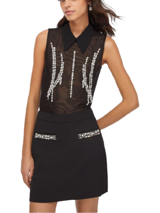 Women's Blouse Sleeveless Black